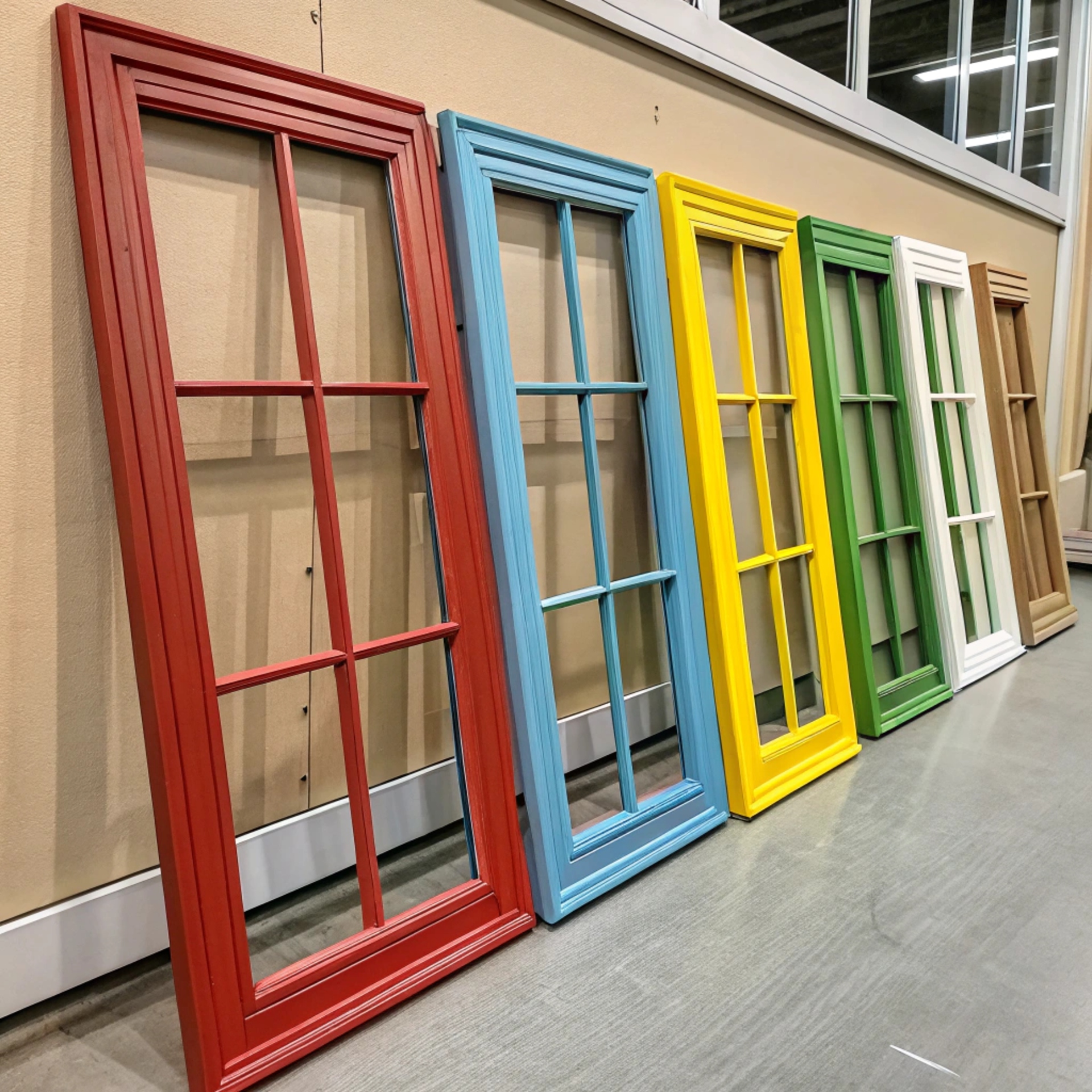 windows-frames-in-different-colors